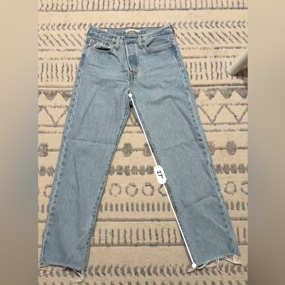 Levi's Premium Light Blue Straight Leg Jeans